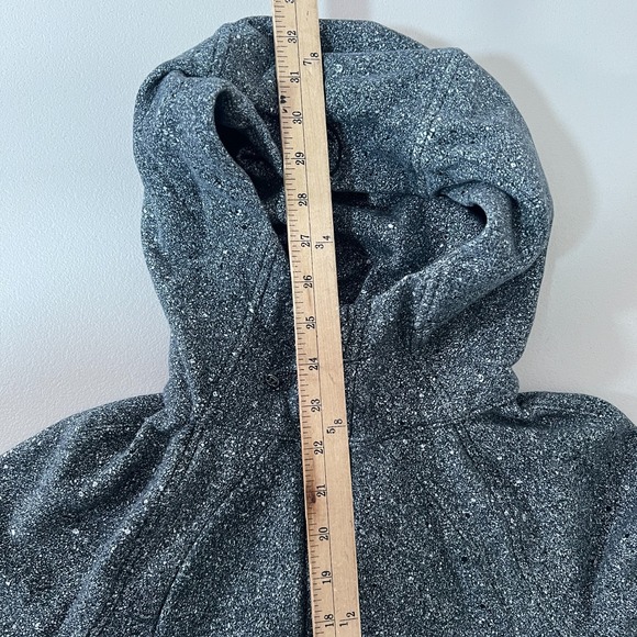 Lululemon Scuba Hoodie Womens 6 Full Zip Gray Sweatshirt Light Cotton Fleece - Picture 9 of 9